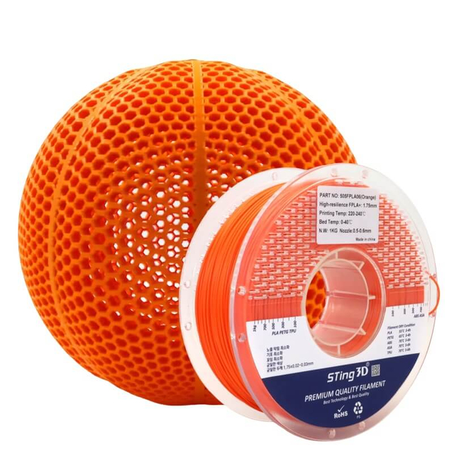 Filamento Airless Baloncesto Naranja